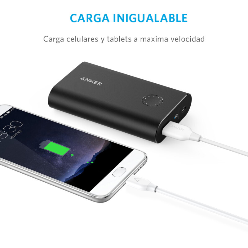 Cable PowerLine USB-C to USB 3ft White Cable PowerLine USB-C to USB 3ft White