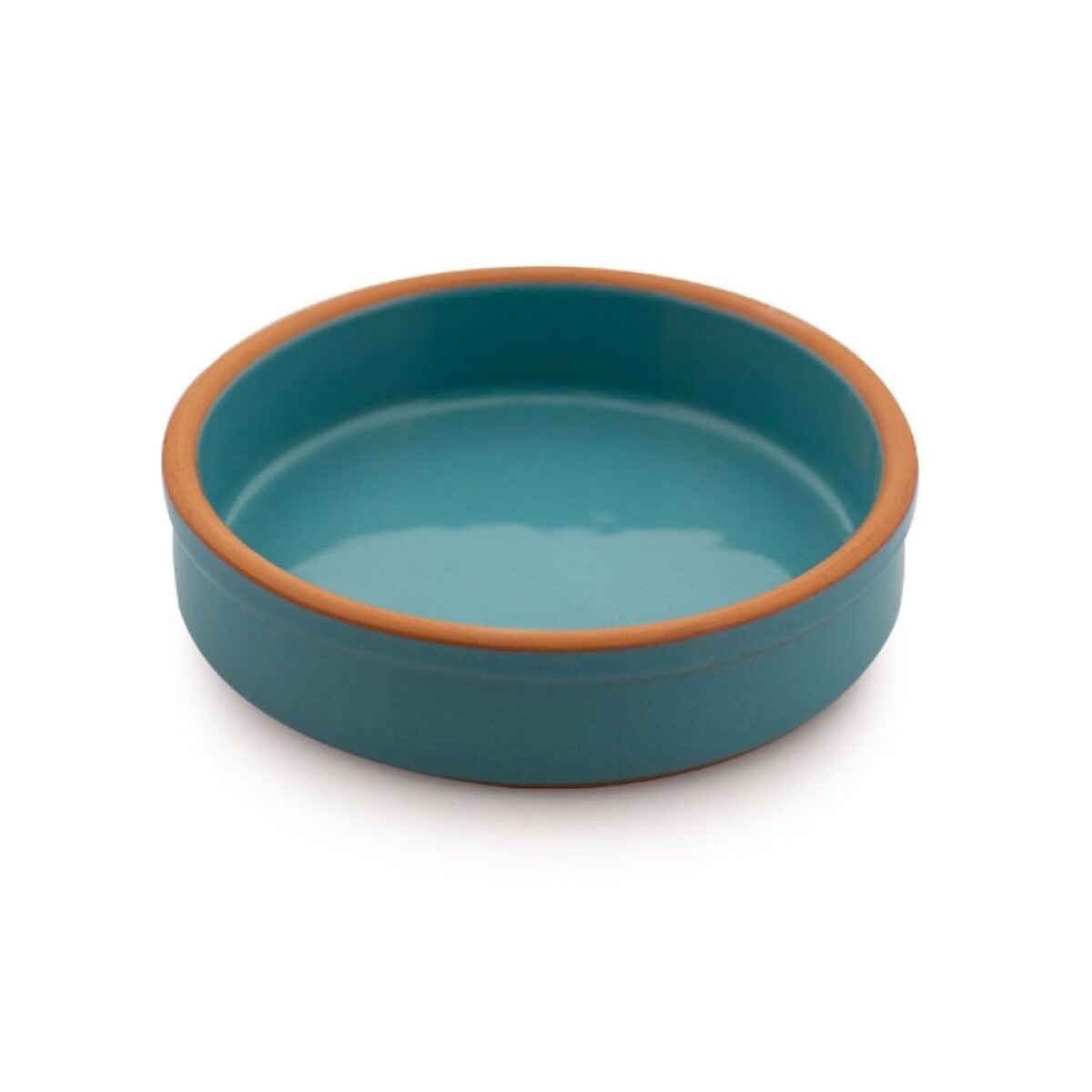 BOWL BAJO TERRACOTA D12x4CM 250ML TURQUESA 