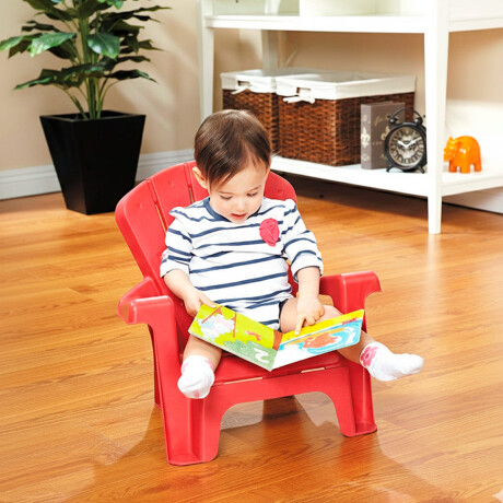 Silla P/Niños Little Tikes Plástico Resistente N1 Usa Rojo