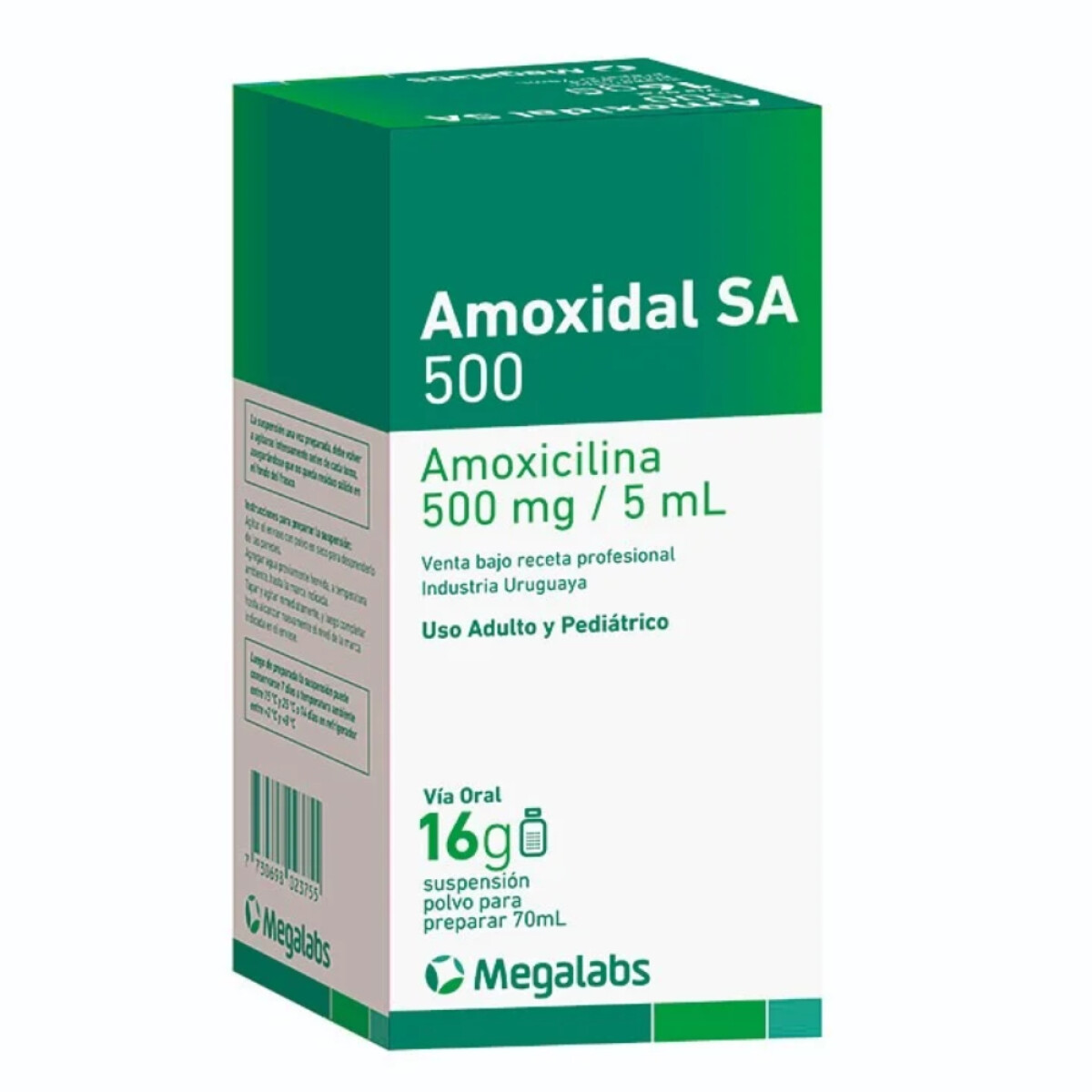 Amoxidal S. A. 500 Mg 
