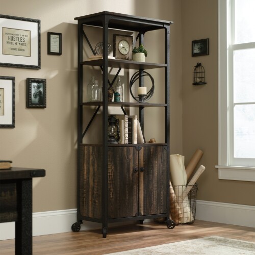 Biblioteca con Puertas - Sauder - Linea Steel River Biblioteca con Puertas - Sauder - Linea Steel River