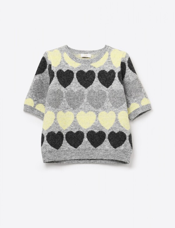 Buzo Lana Hearts GRIS/MULTI