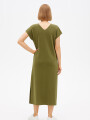 Vestido Boreas Verde Oliva Oscuro