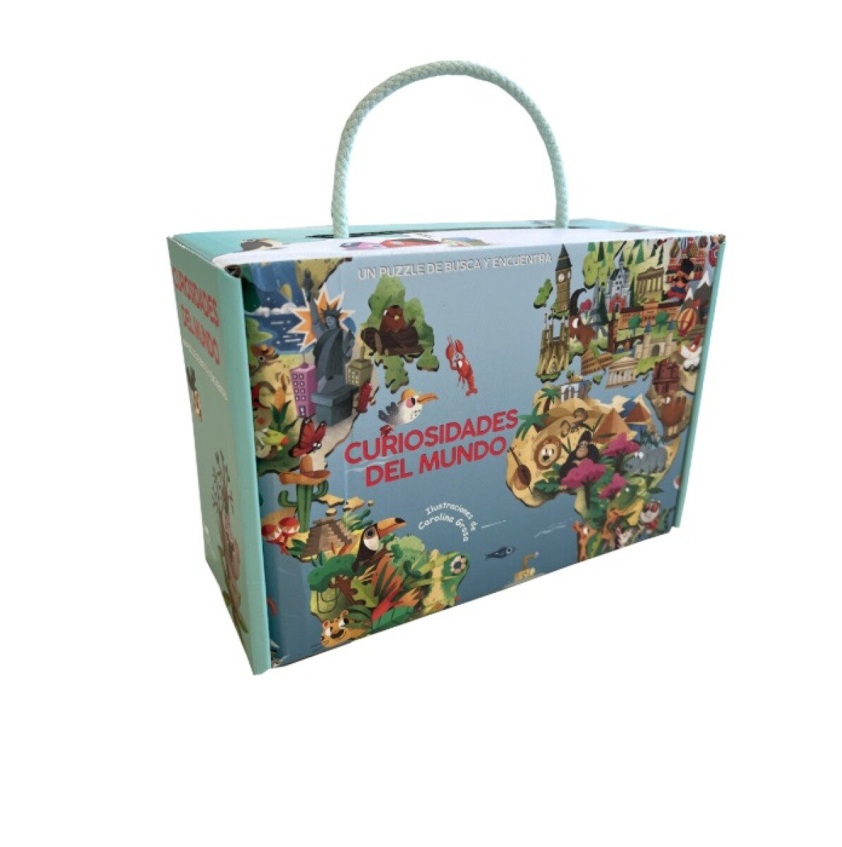 CURIOSIDADES DEL MUNDO BOX SET PUZZLE + LIBRO 
