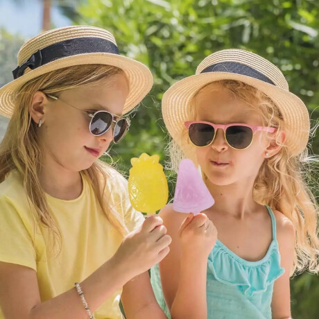 Molde de silicona para paletas heladas con formas Rosado