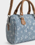 Bowling Cartera Bowling De Denim - Azul Gastado