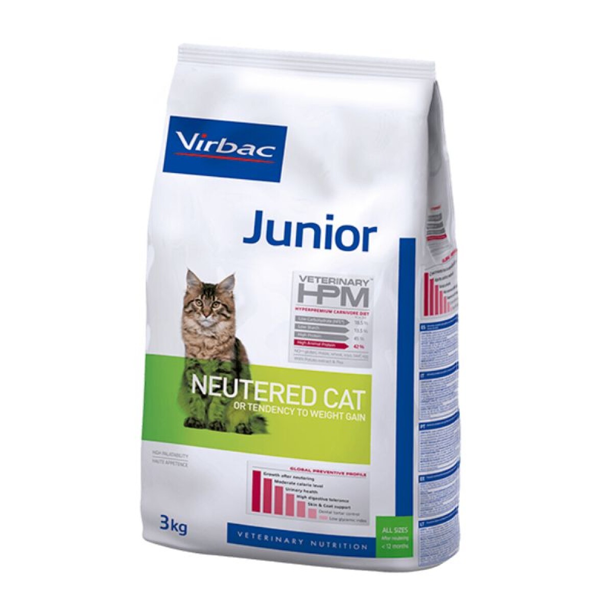HPM JUNIOR NEUTERED CAT 3 KG - Hpm Junior Neutered Cat 3 Kg 