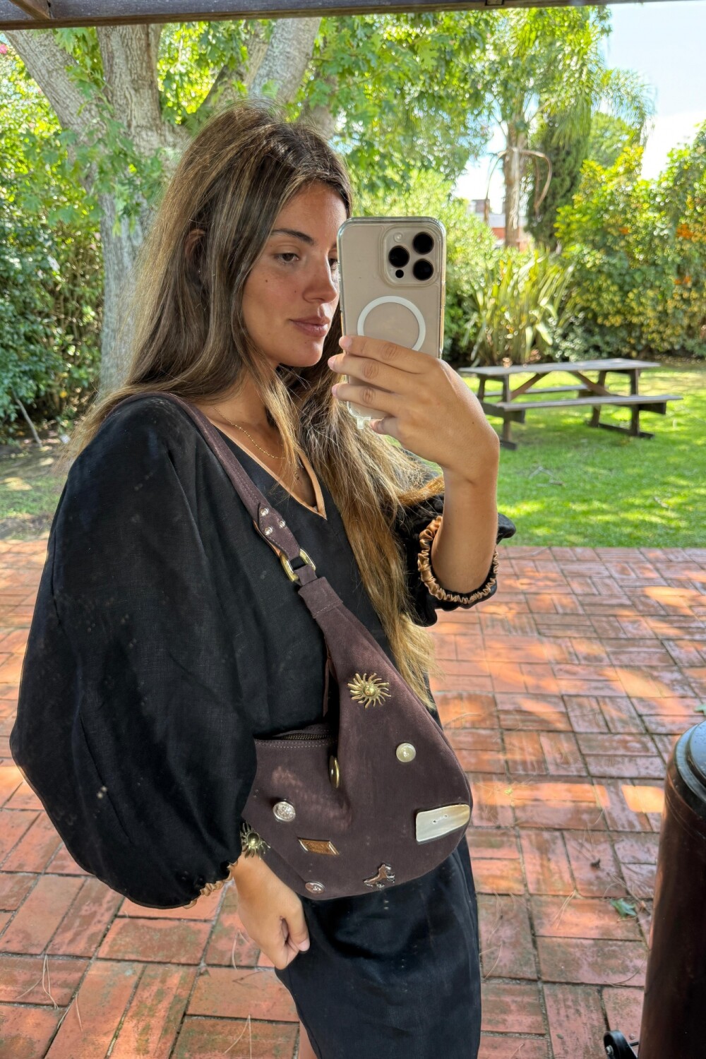 Deleite Multi Tachas Bag Topo Oscuro