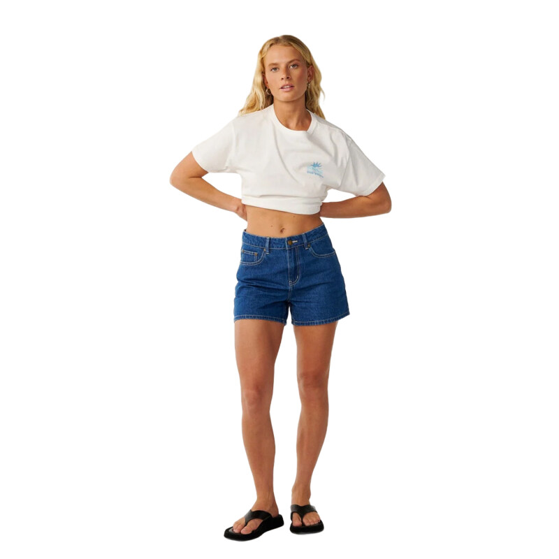 Remera Rip Curl Swell Crop - Blanco Remera Rip Curl Swell Crop - Blanco