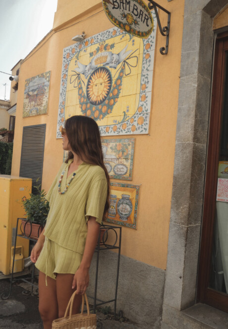 Short Capri SS25 Pistaccio
