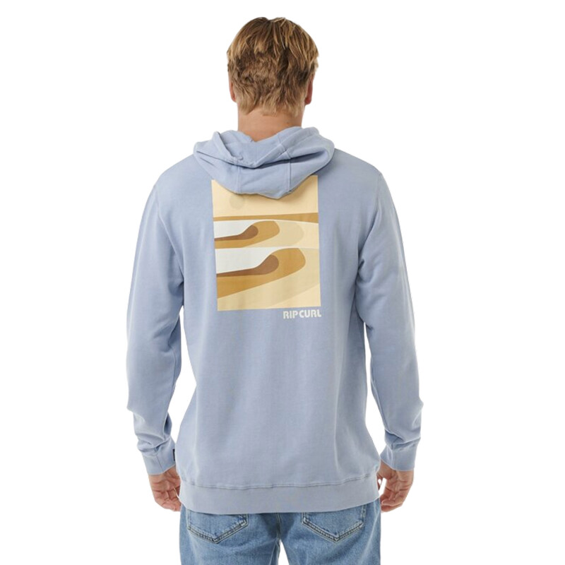Canguro Rip Curl Surf Revival Lined Up Hood - Celeste Canguro Rip Curl Surf Revival Lined Up Hood - Celeste