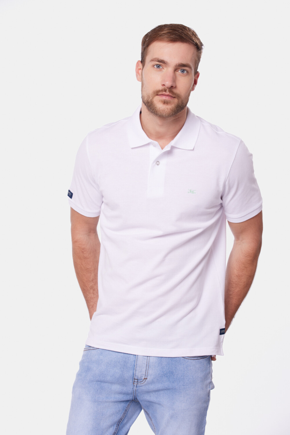 REMERA POLO PIQUE Blanco