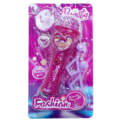 OUTLET Micrófono con luz y sonido 17x6cm Outlet Micrófono Con Luz Y Sonido 17x6cm