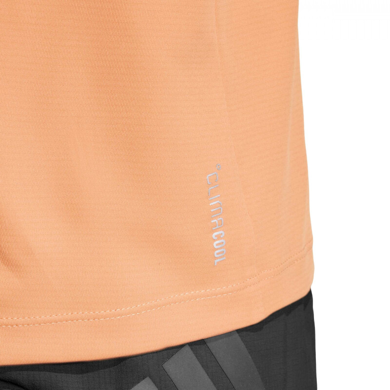 REMERA ADIDAS RUNNING HOMBRE KB5964 Naranja
