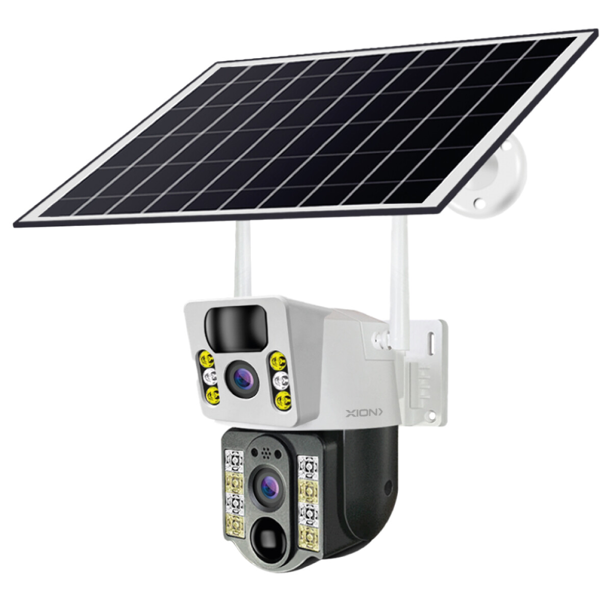 cámara solar xion smart doble cámara recargable 