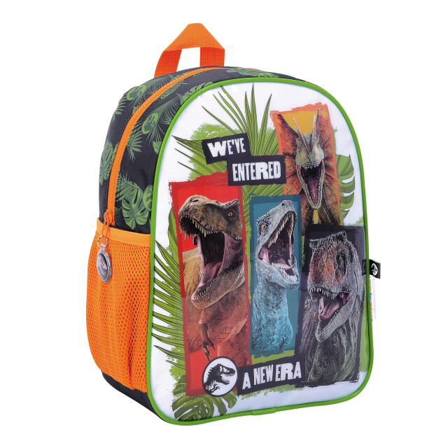 Mochila Jurassic Park Mini Jurassic World Negro - Naranja - Verde