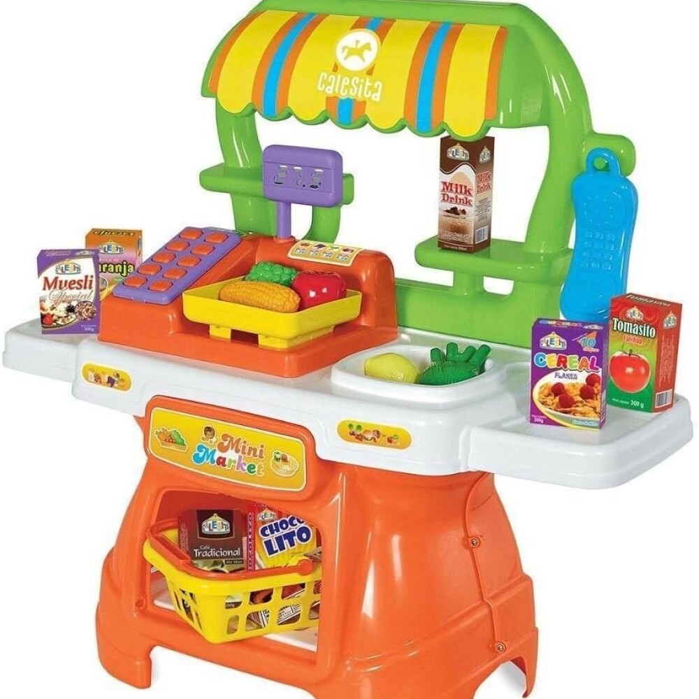 Calesita Set Mini Mercado en Caja CALESITA MINI MERCADO EN CAJA