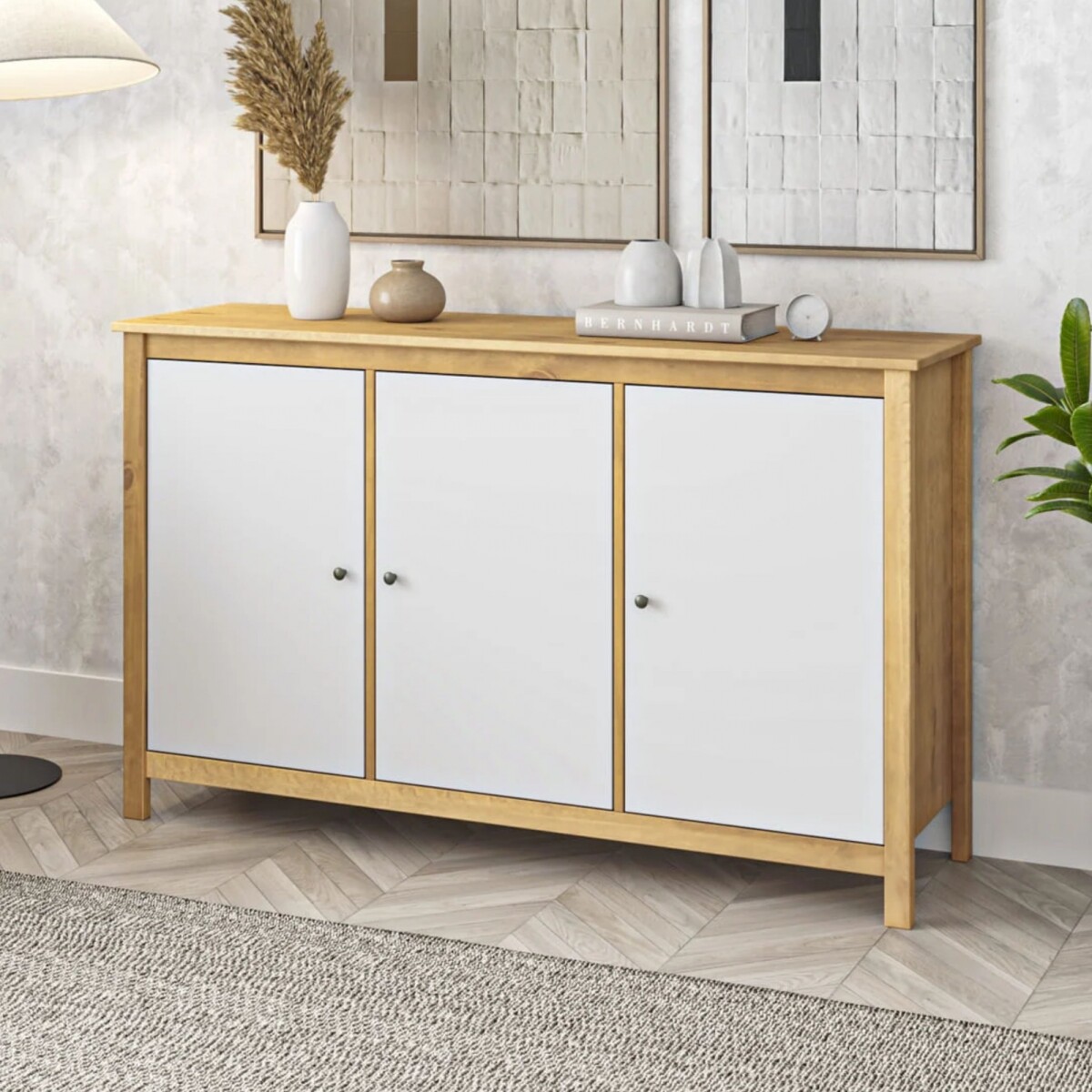 Cómoda 3 Puertas - Mari - Blanco 