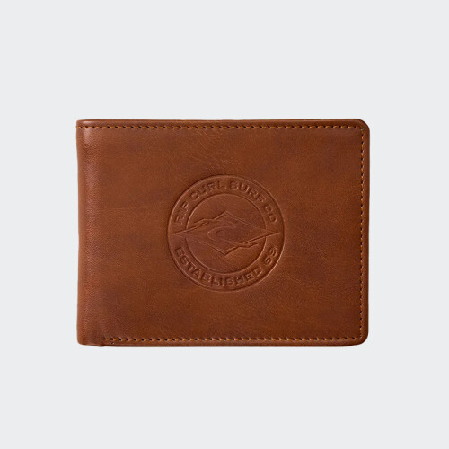 Billetera Rip Curl Stapler Pu All Day Marrón
