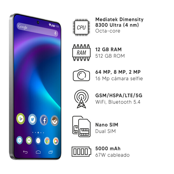 Xiaomi Poco X6 Pro 12/512 Gb 5g GRIS