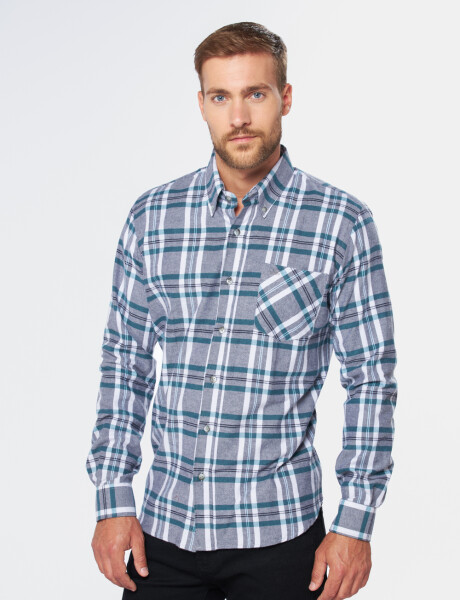 CAMISA LEÑADORA CUADROS Verde