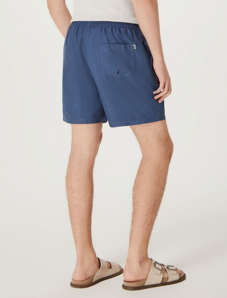 SHORT DE BAÑO CON SUSPENSOR AZUL