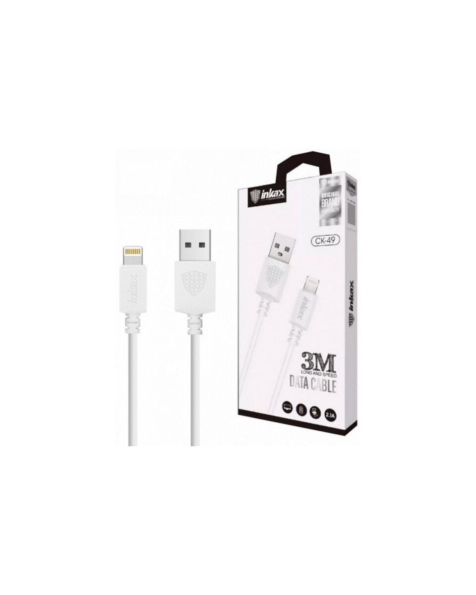 Cable Inkax Iphone X 8 7 6s 6 5s Plus 2.1A 3m 