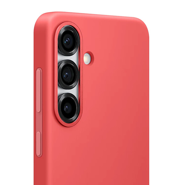 Protector Samsung S25 Plus Silicone Case ROJO