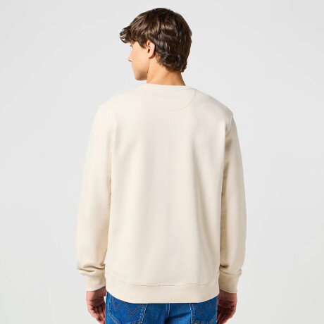 Buzo Wrangler de Hombre - CREWNECK - 112357365VINTAGEWHITE ELD