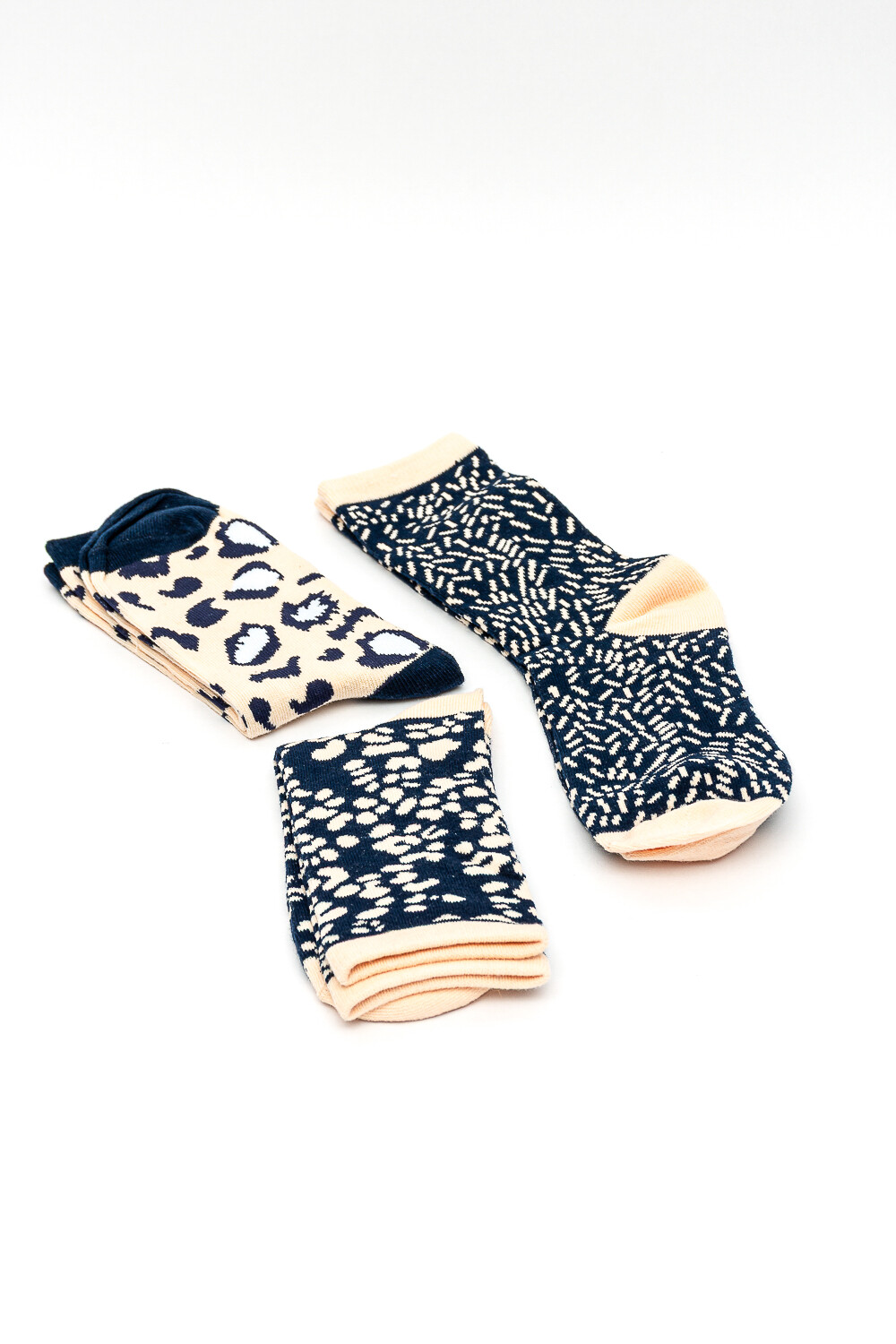 Medias Crew Moon, Pack X 3 Color Unico