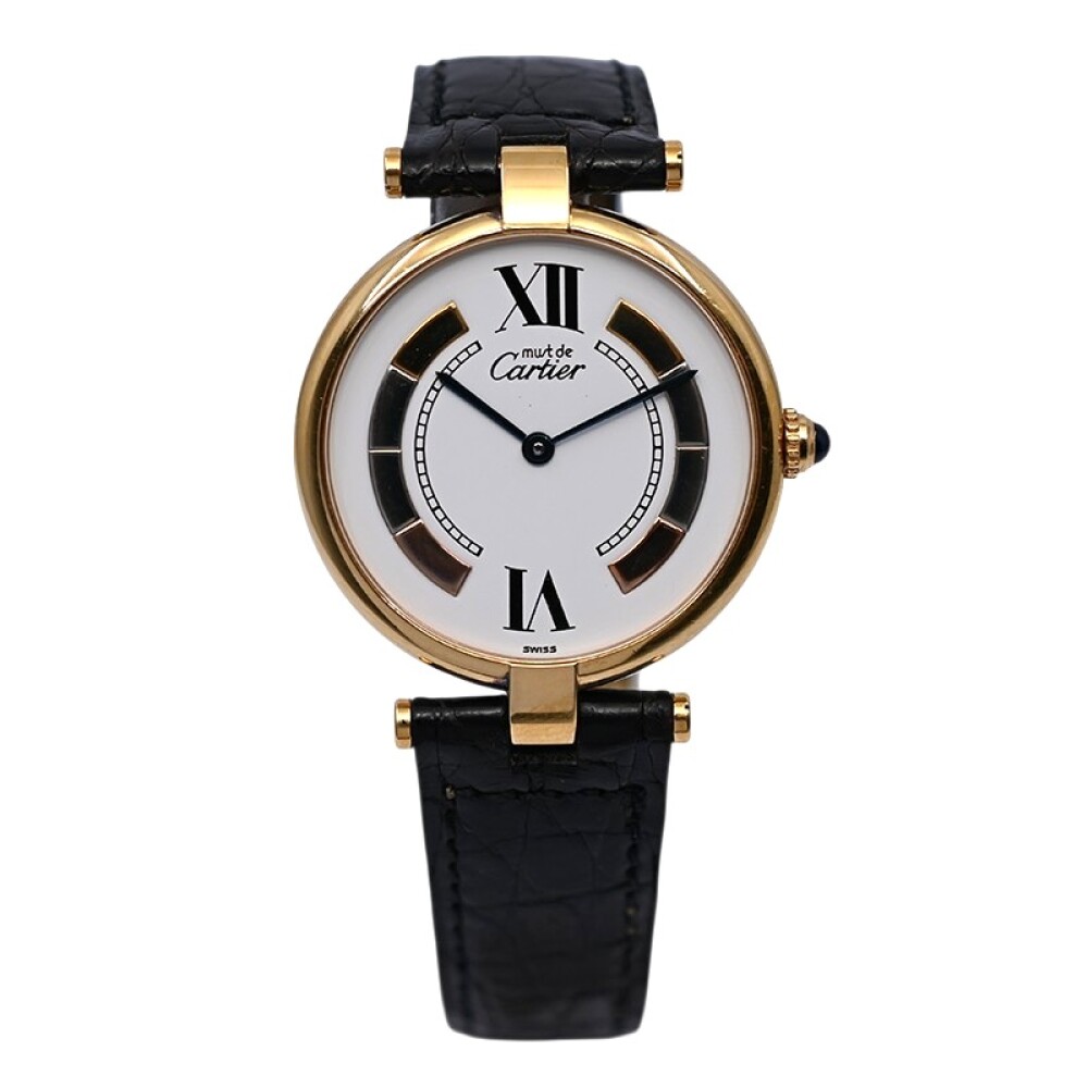 Cartier Ronde 590003 vermeil 30 mm quartz Cartier Ronde 590003 vermeil 30 mm quartz