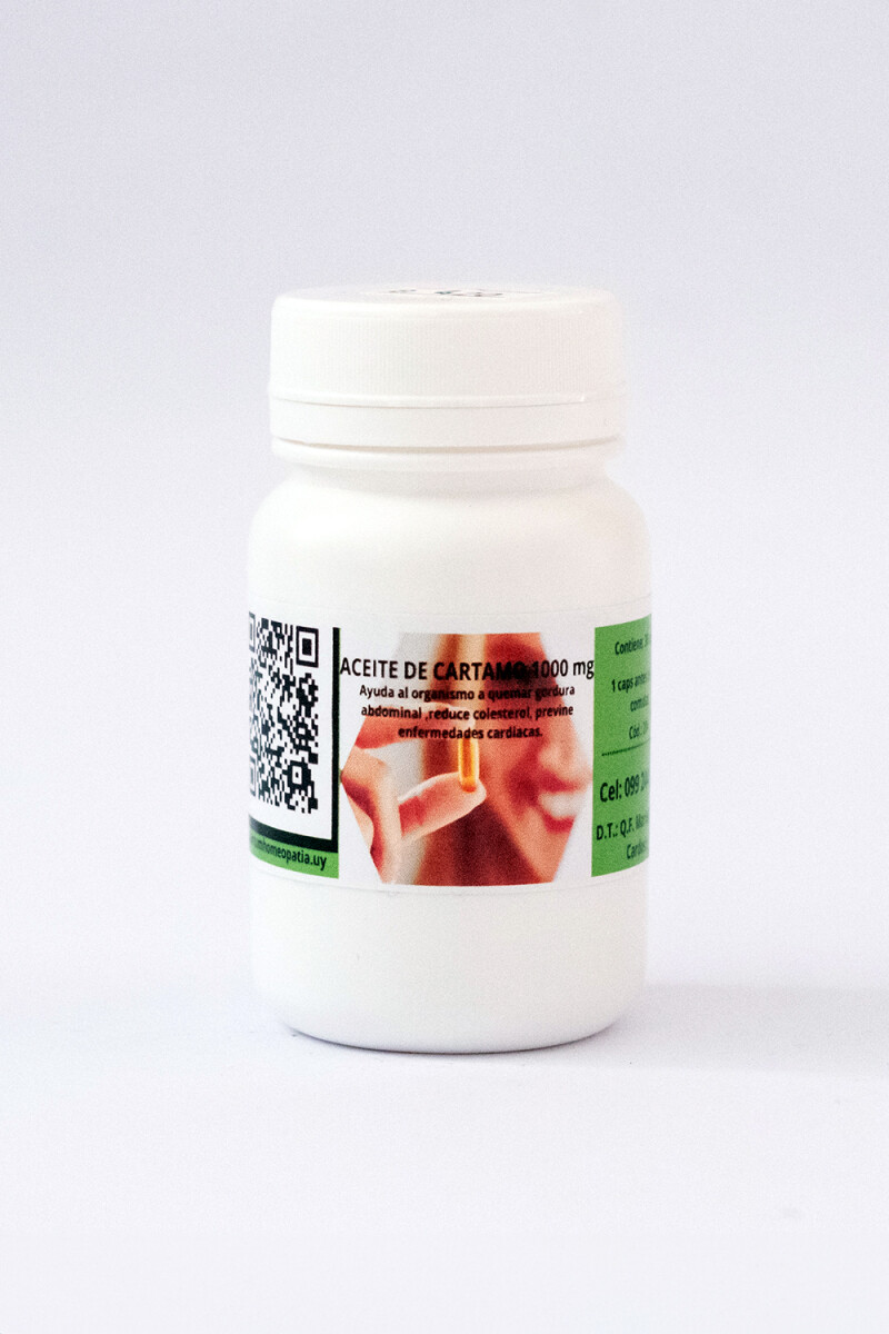 Aceite de Cártamo · 1000mg Aceite de Cártamo · 1000mg