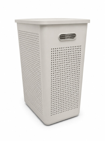 CESTO PARA ROPA BEIGE
