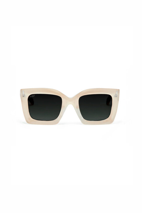 Lentes Tiwi Mali Shiny Beige With Green Gardient Lenses