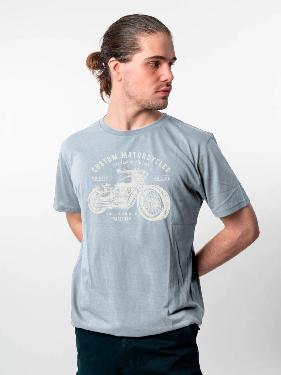 T-Shirt Print Motor - Grey 