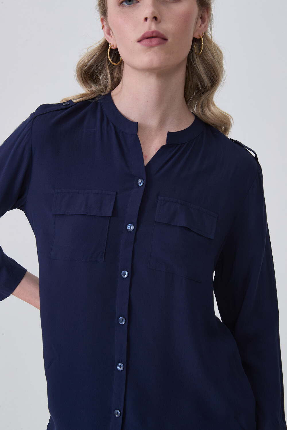 Camisa Kandalora Azul Marino