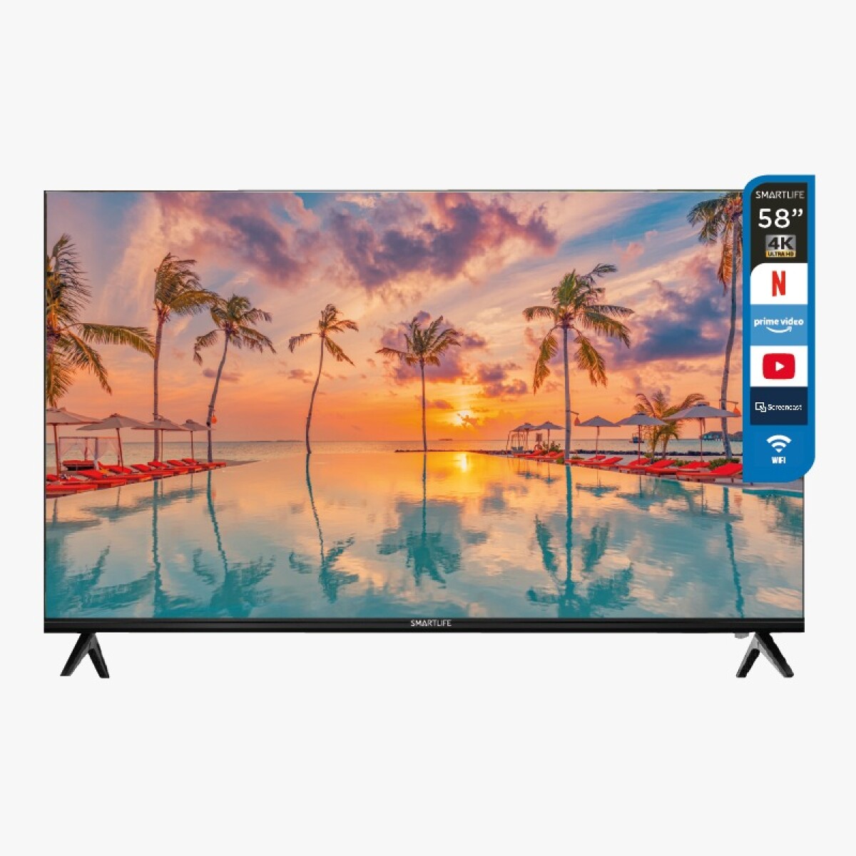 Televisor Smartlife 58" UHD 4K 