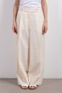 PANTALÓN ANCHO Crema