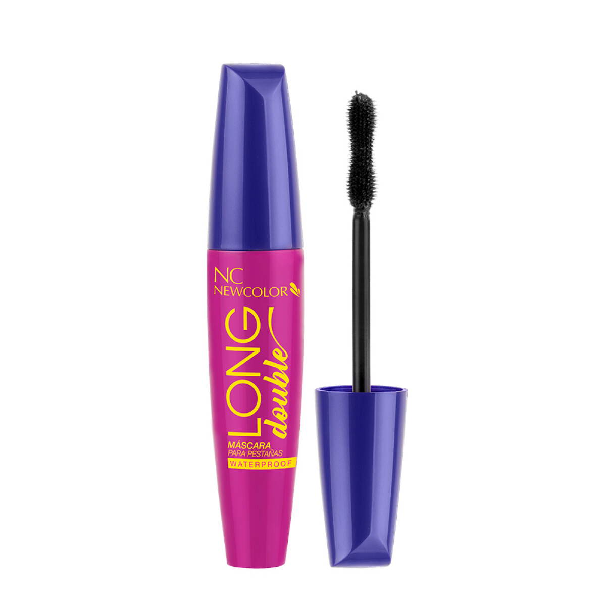 NEWCOLOR Máscara P/PEST LONG DOUBLE WAT BLISTER 12ml 