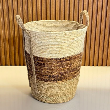 Canasto Cesto Yute Natural Alto 40cm x Ø 35cm Canasto Cesto Yute Natural Alto 40cm x Ø 35cm