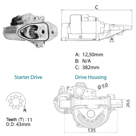 ARRANQUE SCANIA SCANIA G25/33 S/BOSCH 24V 11D ZM ARRANQUE SCANIA SCANIA G25/33 S/BOSCH 24V 11D ZM