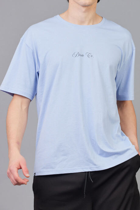 T-SHIRT LARKE DIXIE Celeste