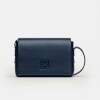 Bandolera Hana en cuero graneado Marine Blue