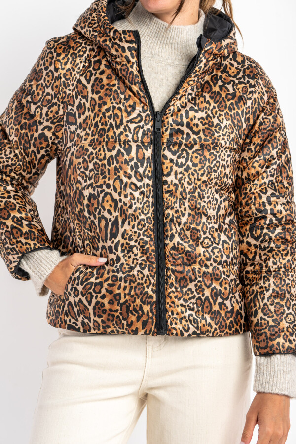 Campera Reversible Negro
