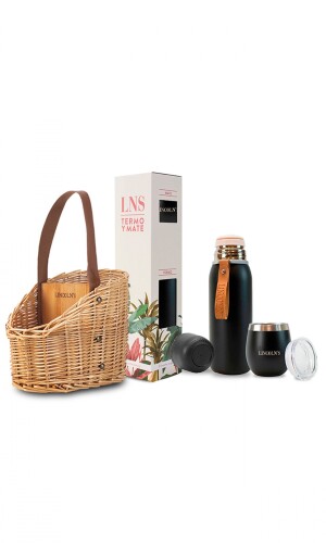 KIT MATERO LAOS NEGRO C/NATURAL