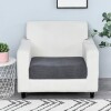 Funda para almohadón de sillón gris
