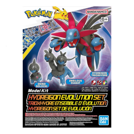 Hydreigon Set Evoluciones - Pokemon - Model Kit (Requiere Armado) Hydreigon Set Evoluciones - Pokemon - Model Kit (Requiere Armado)
