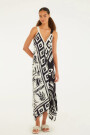 VESTIDO TROPICANO Negro