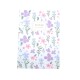 Cuaderno floreado blanco