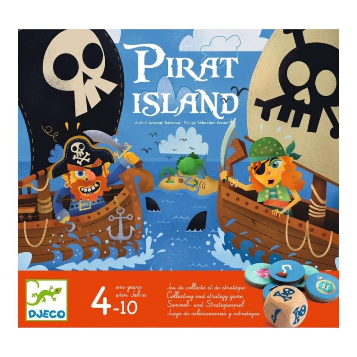 Juego Pirate Island Djeco 